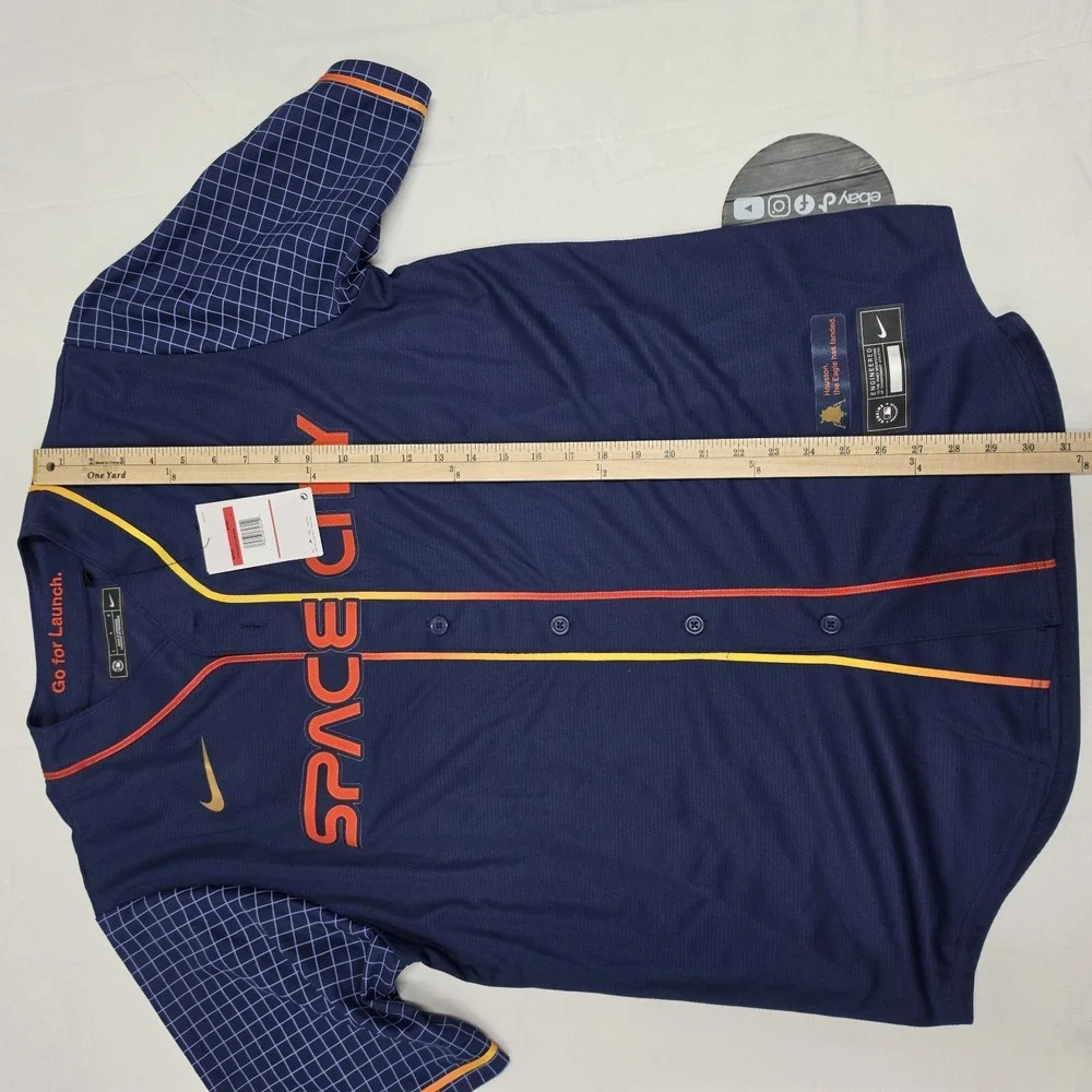Nike Houston Astros Space City Baseball Jersey MLB City Men's Size Large